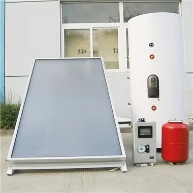 Calentador de agua solar de panel plano dividido