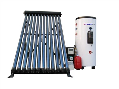 Calentador de agua solar con tubo de calor de presión dividida